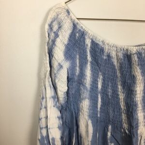 NWT Off the Shoulder Tie Dye Top
